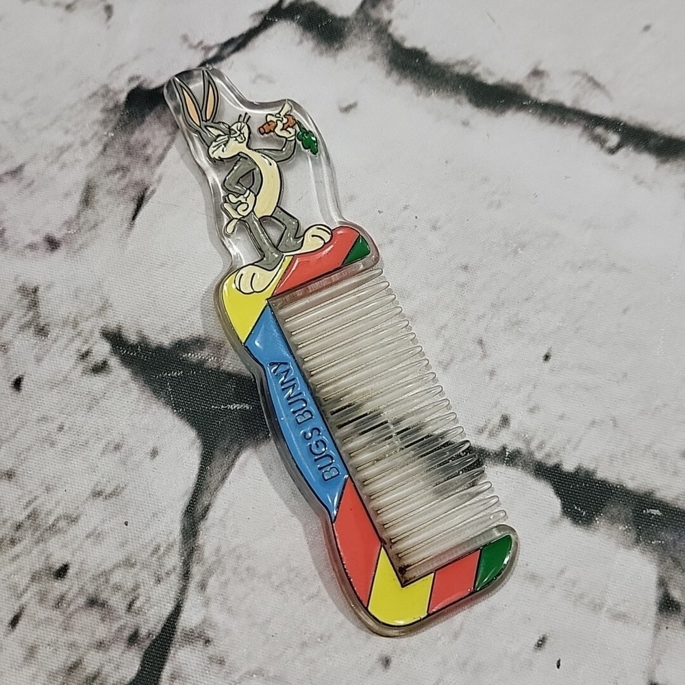 Vintage 90s Bugs Bunny Comb Looney Tunes Warner Bros 1997